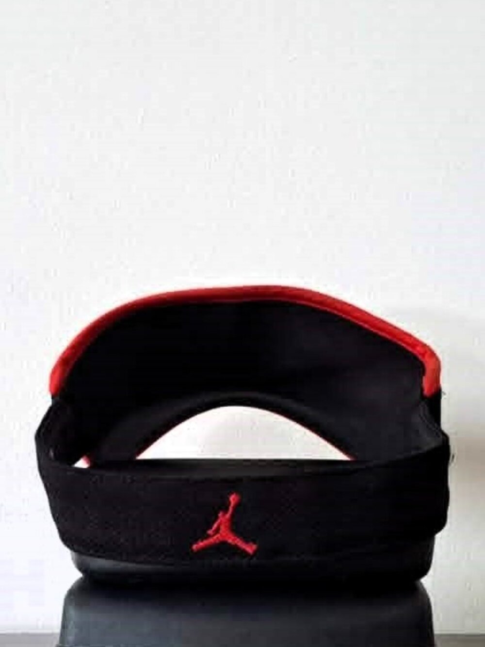 Vintage Y2K Air Jordan 17 Visor – Black Red White – Excellent Condition RARE - Picture 2 of 5